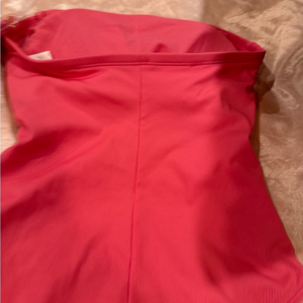 Vibrant Pink Bandeau one piece swimsuit in a size small women’s 4-6